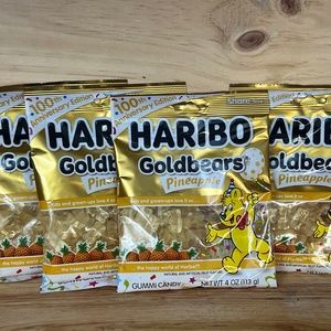 Haribo Pineapple Bears ~ 4 Bags